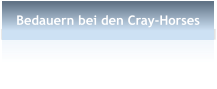 Bedauern bei den Cray-Horses